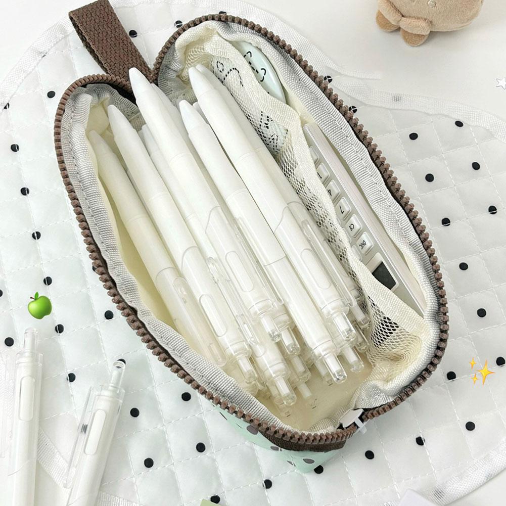 Tas Pena Kapasitas Besar Mint  - Korean Lifestyle Student ulasan dan harga