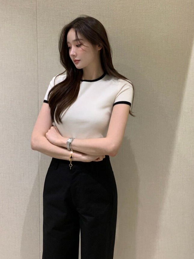 Sweter Rajut Lengan Pendek War - Korean Lifestyle & Kids Boutique Photos ulasan dan harga