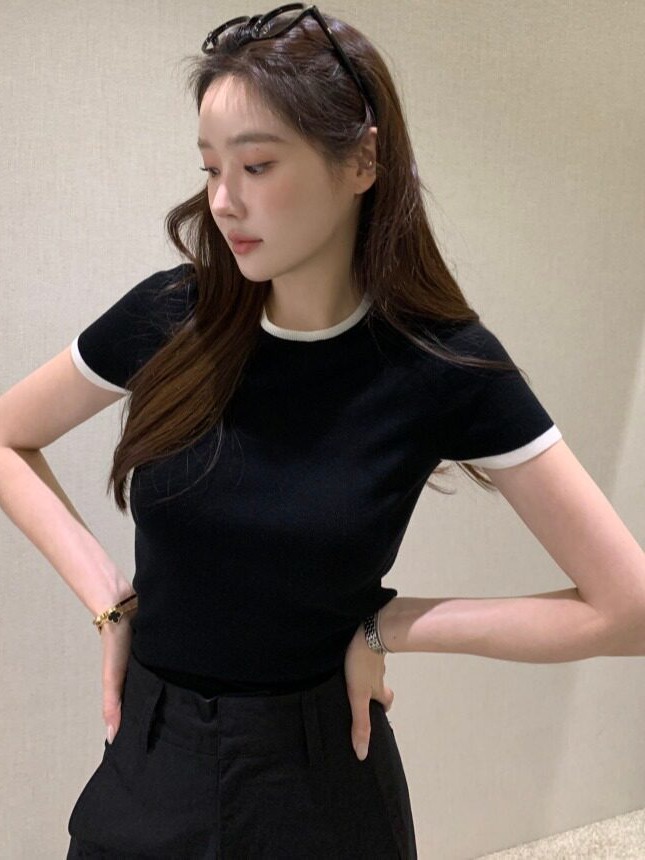 Sweter Rajut Lengan Pendek War - Korean Lifestyle & Kids Boutique Photos ulasan dan harga